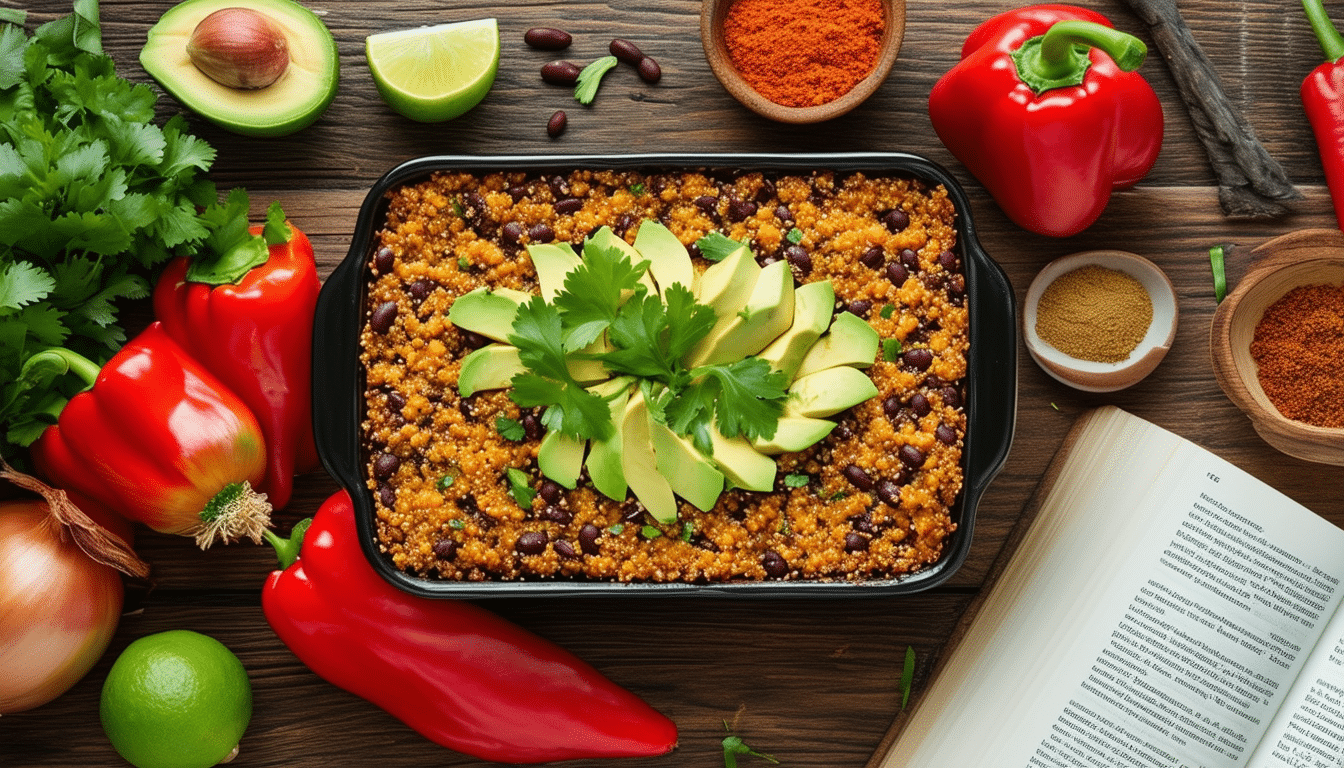 discover the perfect meal prep solution with our mexican red bean quinoa casserole recipe. packed with flavor and nutrients, this easy-to-make dish is ideal for weekly meal planning, ensuring you enjoy delicious, healthy meals throughout the week.