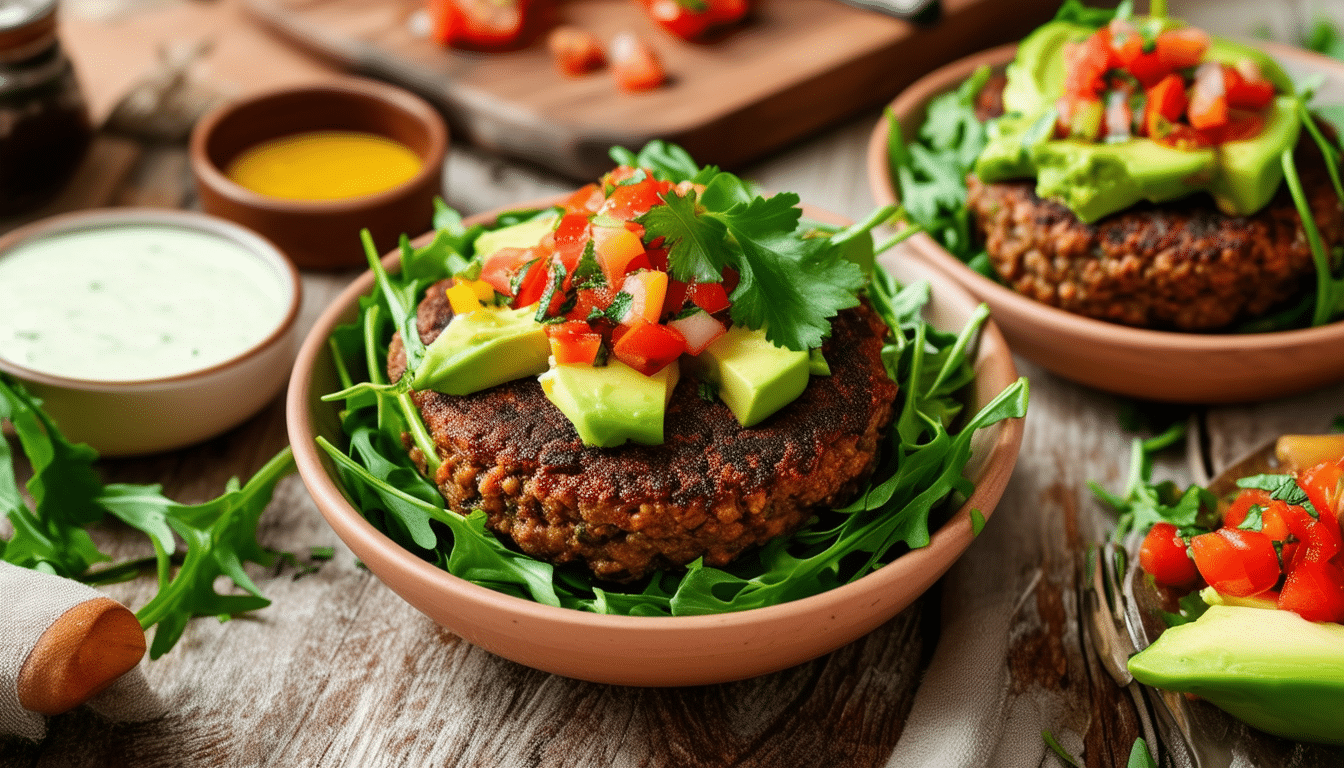 discover a delicious and nutritious meal prep recipe with our red kidney bean burger bowls. packed with flavor and vibrant ingredients, these easy-to-make bowls are perfect for a healthy week ahead. ideal for vegetarian meal planning!