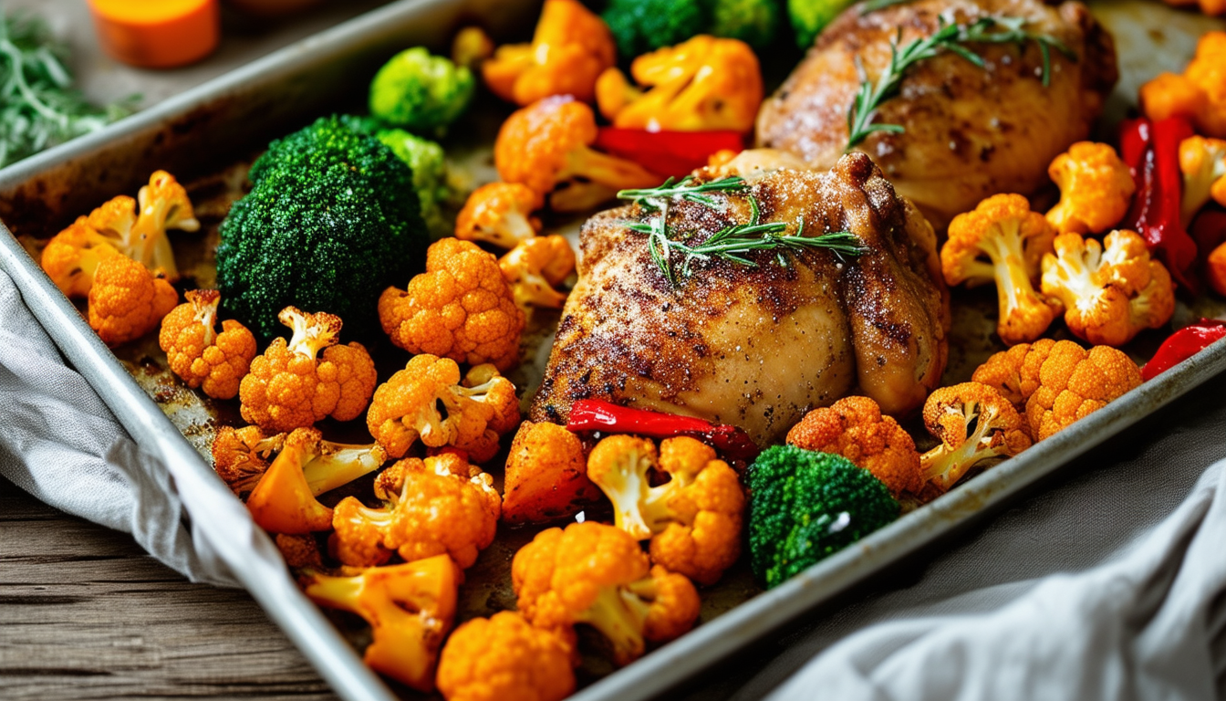 discover a delicious and easy recipe for meal prep with our sheet pan chicken and cauliflower. perfect for busy weeknights, this one-pan dish is full of flavor, healthy ingredients, and saves time in the kitchen. ideal for meal prepping, satisfy your taste buds while keeping your nutrition on track!