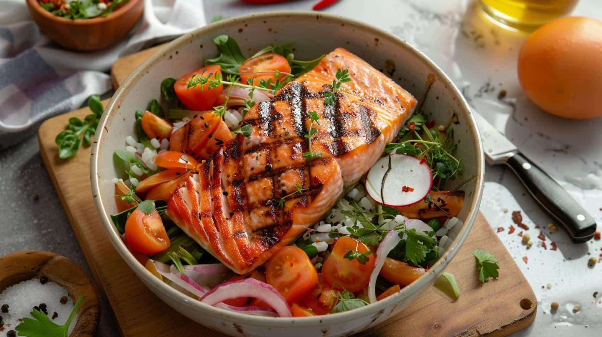 Recipe Meal Prep: Simple Salmon Bowl