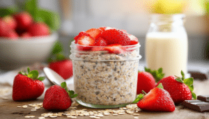 discover a delicious and nutritious way to kickstart your day with our strawberry protein overnight oats recipe. perfect for meal prep, these easy-to-make oats are packed with protein and vibrant strawberry flavor, ideal for busy mornings or as a healthy snack!