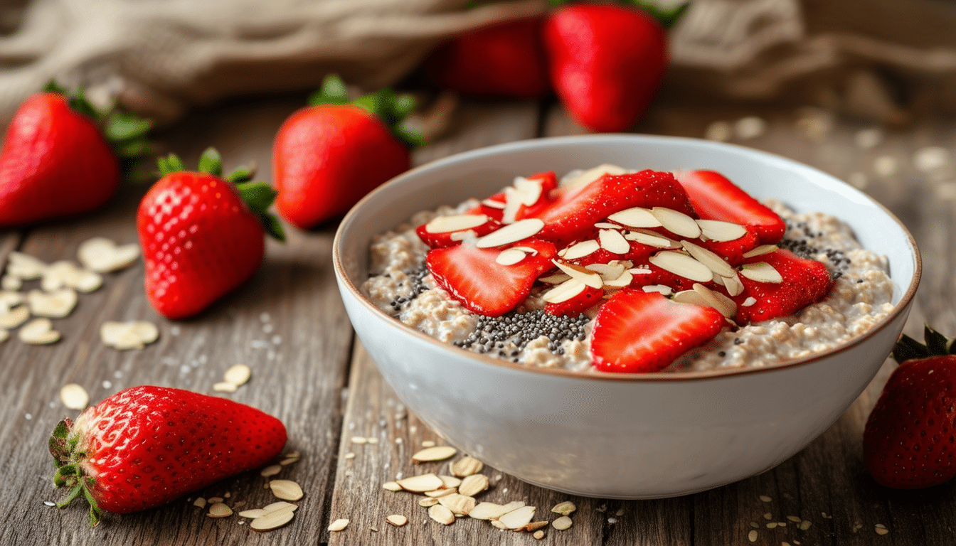 discover the perfect start to your day with our strawberry protein overnight oats recipe. this meal prep favorite combines nutritious oats, delicious strawberries, and protein for a tasty, convenient breakfast that will fuel your morning. prepare in advance for a quick, healthy option that fits your busy lifestyle!