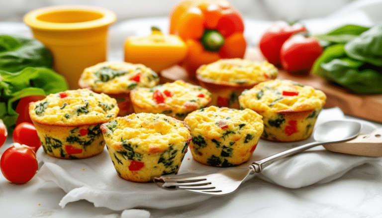 discover a delicious and healthy recipe for meal prep with these veggie-packed egg muffin cups. perfect for on-the-go breakfasts, these protein-rich muffins are loaded with nutritious vegetables and can be easily customized to suit your taste. enjoy a flavorful and convenient option that makes healthy eating effortless!