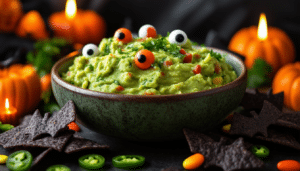 get into the halloween spirit with our monster mash guacamole recipe! this spooky twist on classic guacamole is perfect for parties, featuring vibrant colors and fun monster-themed ingredients that will delight guests of all ages. dare to serve a dish that's as tasty as it is thrilling!