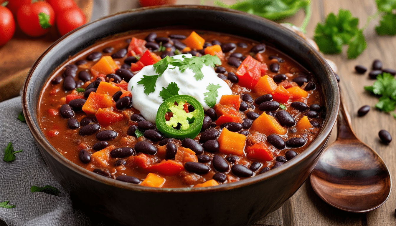 discover a comforting and flavorful one-pot black bean soup recipe that combines the richness of black beans with a spicy kick. perfect for a hearty meal, this easy-to-make soup is packed with nutrients and flavor, making it a delicious choice for any occasion.