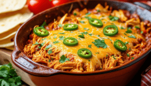 discover the ultimate comfort food with our one-pot chicken enchilada casserole recipe! enjoy all the rich flavors of traditional chicken enchiladas, cooked effortlessly in a single pot for a quick and delicious meal perfect for any weeknight dinner. easy to prepare and packed with authentic tastes, this dish will certainly become a family favorite!