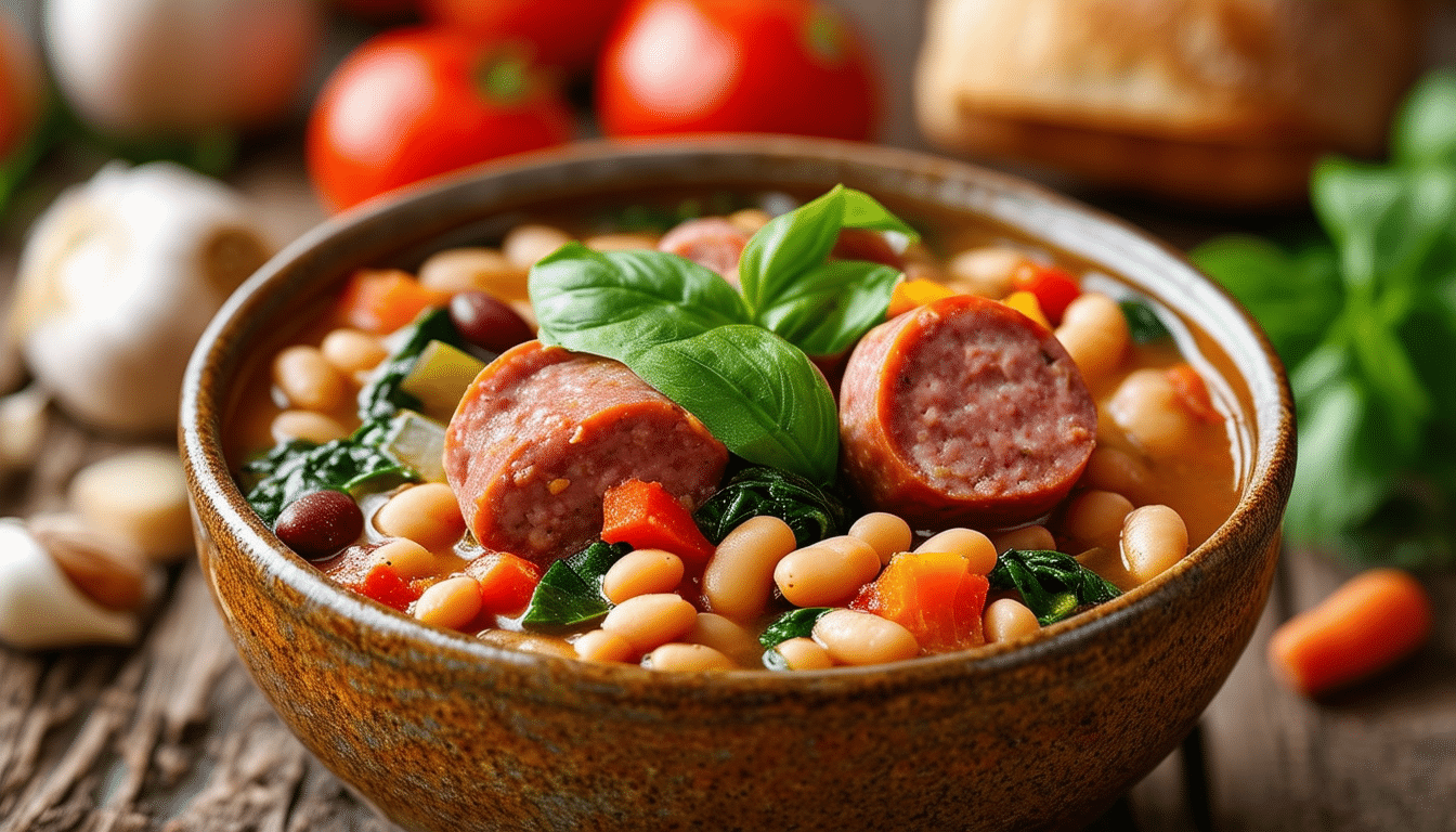 discover the flavors of italy with our one-pot italian sausage soup! this hearty and comforting recipe combines savory sausage, nutritious beans, and fresh vegetables, perfect for a cozy meal any day of the week.