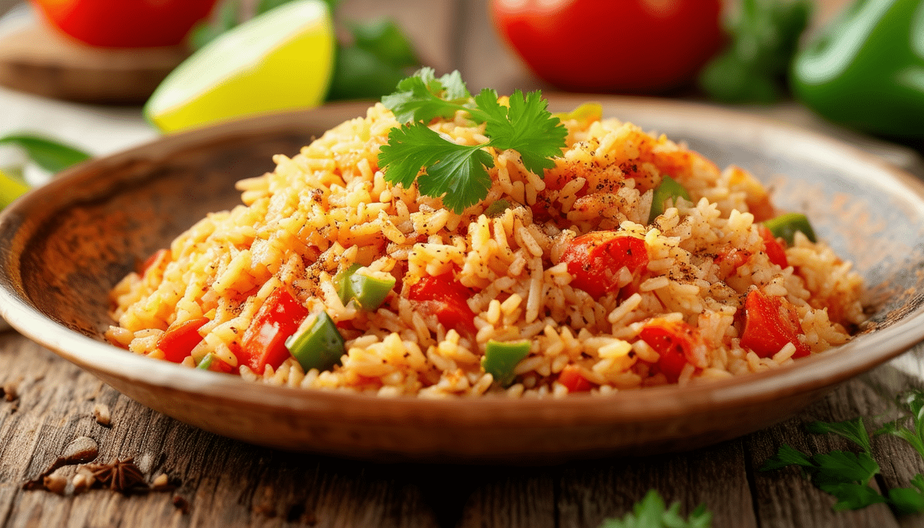 discover the delicious flavors of one-pot spanish rice with this easy recipe! packed with ripe tomatoes, vibrant peppers, and aromatic spices, this hearty dish is perfect for a quick weeknight dinner. experience a taste of spain in just one pot!