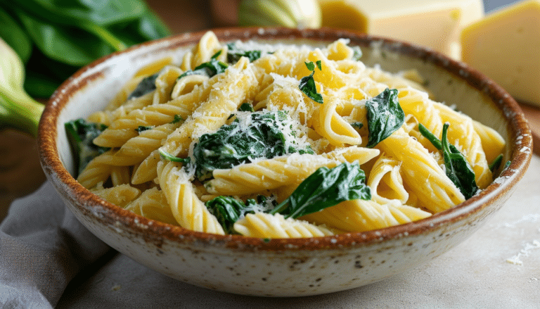 discover a deliciously creamy one-pot spinach and artichoke pasta recipe that's easy to make and packed with flavor. perfect for weeknight dinners, this dish combines tender pasta, fresh spinach, and vibrant artichokes in a rich sauce. enjoy a hassle-free cooking experience with minimal cleanup!