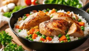 discover the simplicity of our one-pot turkey and rice recipe. this delicious and nutritious dish features lean turkey cooked to perfection with fluffy rice and a medley of colorful vegetables, making it a healthy choice for any meal. perfect for busy weeknights!