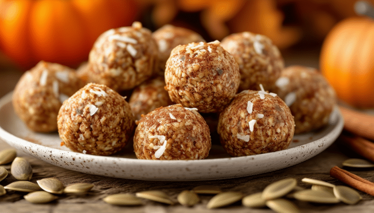 discover a delightful and nutritious recipe for pumpkin spice energy bites. these tasty bites are packed with pumpkin spice flavor, making them a perfect healthy snack to energize your day.
