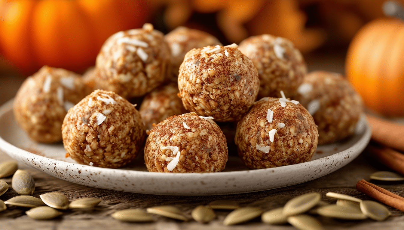 discover a delightful and nutritious recipe for pumpkin spice energy bites. these tasty bites are packed with pumpkin spice flavor, making them a perfect healthy snack to energize your day.