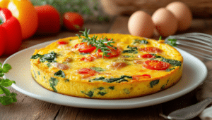 discover how to make a simple and delicious frittata with our easy recipe. packed with eggs, cheese, and fresh vegetables, this versatile dish is perfect for breakfast, brunch, or any meal of the day!