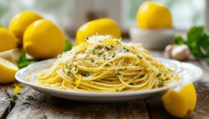 enjoy a delightful twist on classic pasta with our simple lemon garlic pasta recipe. this light and flavorful dish combines zesty lemon and aromatic garlic for a refreshing meal perfect for any occasion. quick and easy to prepare, it's sure to impress your family and friends!