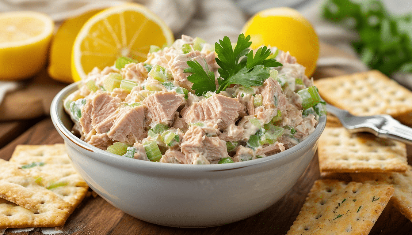discover a delightful recipe for simple tuna salad that's perfect for lunch or a light dinner. this classic dish combines tuna, creamy mayo, and crunchy celery for a refreshing and easy meal that's ready in minutes.