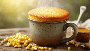 indulge in the deliciousness of our simple and quick cornbread mug cake! perfectly fluffy and bursting with flavor, this easy recipe lets you enjoy warm cornbread in just minutes. ideal for a quick snack or delightful dessert!