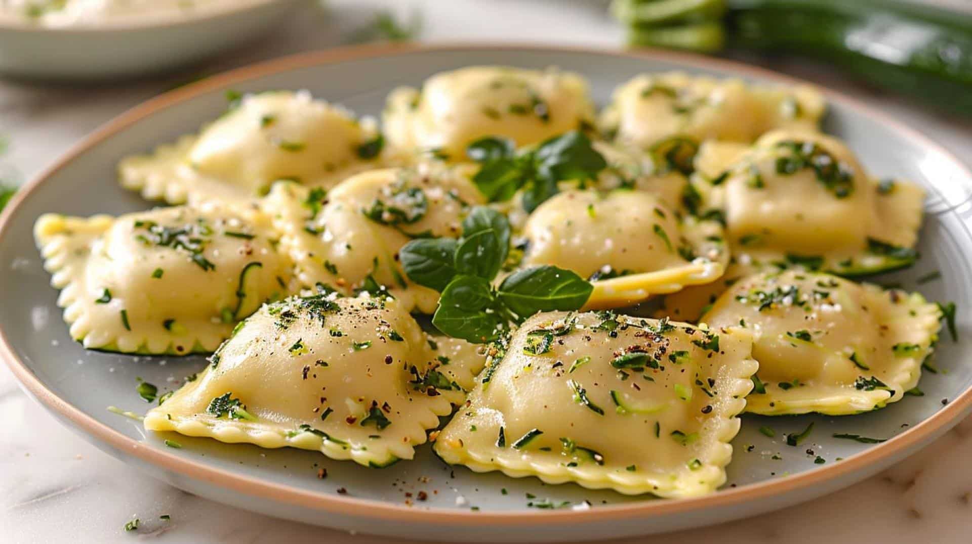 Simple Zucchini Ravioli Recipe