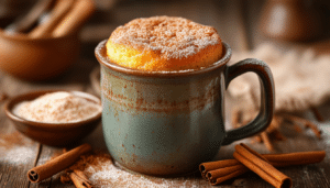 indulge in the delightful flavors of a snickerdoodle quick mug cake! this easy-to-make dessert combines the warm spices of cinnamon and sugar with a soft, fluffy texture, perfect for a quick treat in just minutes. ideal for satisfying your sweet tooth or sharing with friends!
