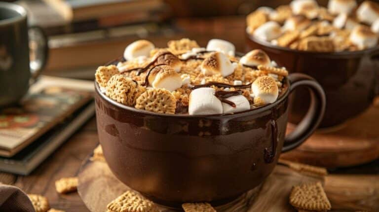 Sugar-Free S’mores Mug Cake