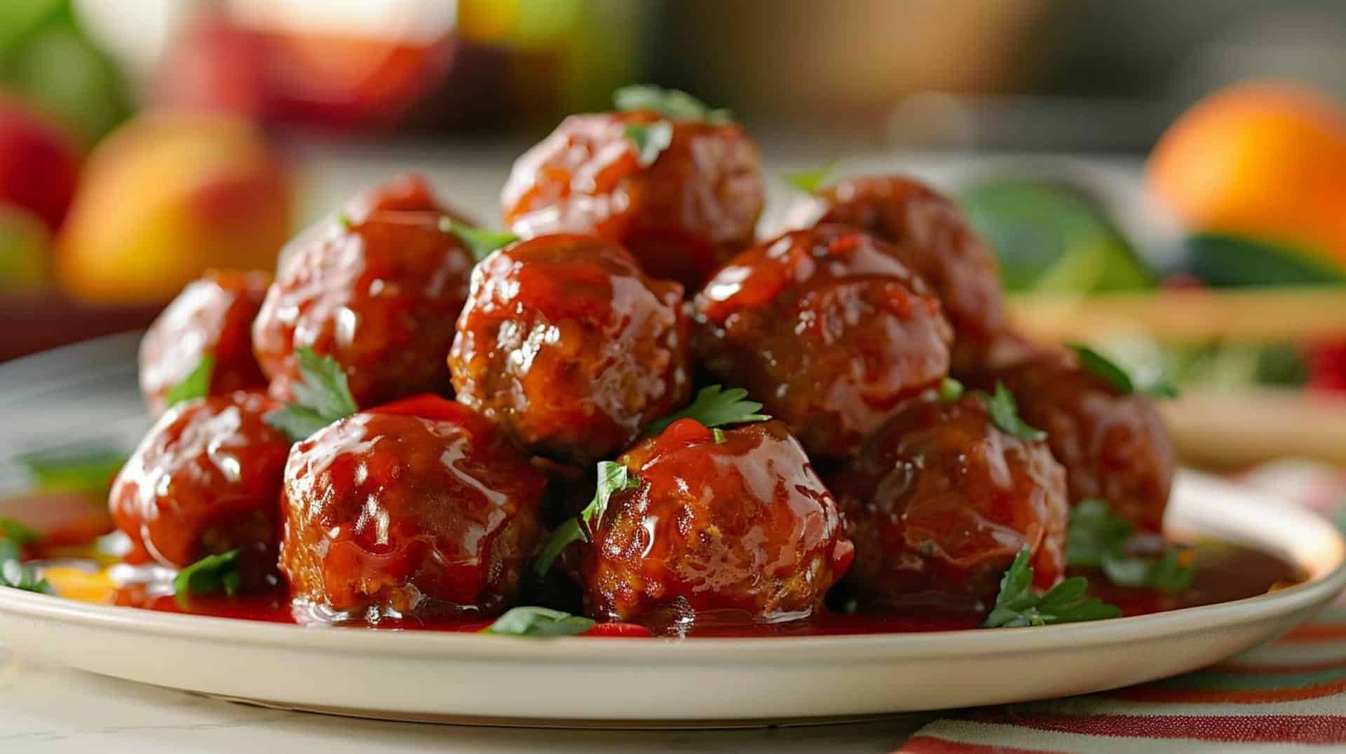 Sweet and Sour Meatballs Recipe for Kids