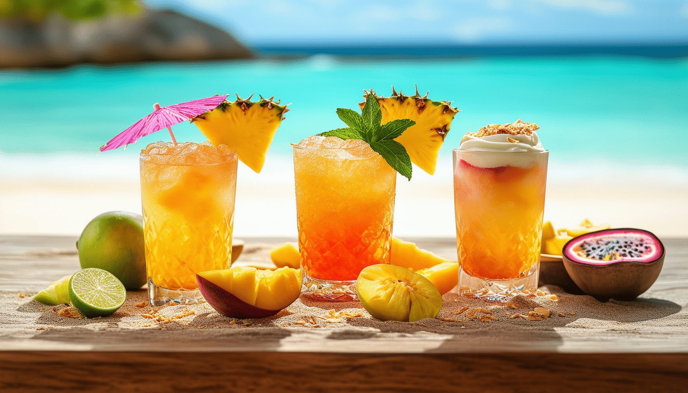 discover a vibrant selection of tropical rum cocktails that will elevate your evening. from refreshing mojitos to exotic piña coladas, explore delightful recipes that bring a taste of paradise to your glass. perfect for summer gatherings or cozy nights in.