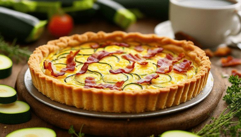 discover a delicious and simple zucchini bacon quiche recipe that's perfect for any meal. this easy-to-make dish features fresh zucchini, crispy bacon, and a creamy filling, offering a delightful twist on the classic quiche. perfect for brunch or a quick weeknight dinner!