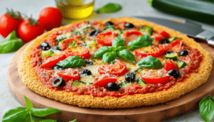 discover a delicious and healthy twist on pizza with our zucchini crust quick pizza recipe. perfect for a quick meal, this easy-to-follow recipe features a crispy zucchini crust topped with your choice of fresh ingredients. enjoy a low-carb, gluten-free alternative that satisfies your pizza cravings without the guilt!