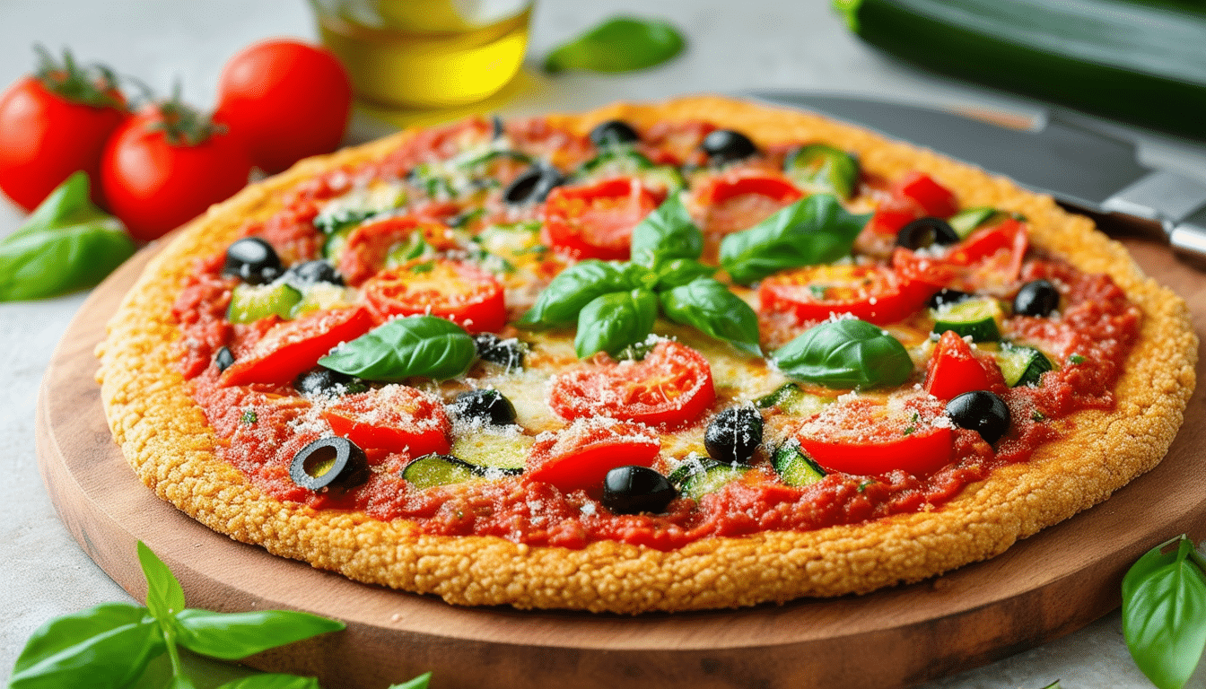 discover a delicious and healthy twist on pizza with our zucchini crust quick pizza recipe. perfect for a quick meal, this easy-to-follow recipe features a crispy zucchini crust topped with your choice of fresh ingredients. enjoy a low-carb, gluten-free alternative that satisfies your pizza cravings without the guilt!