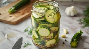 Zucchini Refrigerator Pickles Recipe