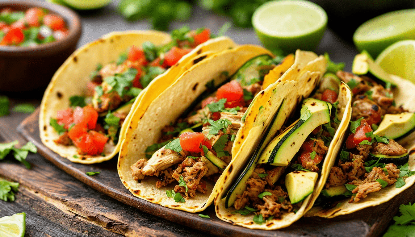 discover a healthy twist on traditional tacos with our zucchini taco shells recipe! perfect for low-carb and gluten-free diets, these delicious zucchini shells are easy to make and loaded with flavor, making them the ideal base for your favorite taco fillings. enjoy a nutritious and tasty meal that everyone will love!