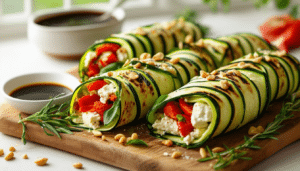 discover a delicious and healthy zucchini wrap recipe that is perfect for a light lunch or dinner. packed with fresh ingredients and bursting with flavor, these wraps are a fantastic low-carb alternative to traditional tortillas. ideal for those seeking a nutritious and satisfying meal!