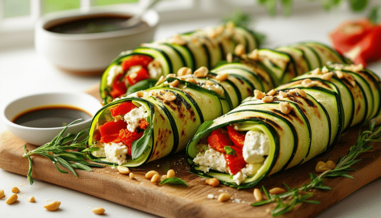 discover a delicious and healthy zucchini wrap recipe that is perfect for a light lunch or dinner. packed with fresh ingredients and bursting with flavor, these wraps are a fantastic low-carb alternative to traditional tortillas. ideal for those seeking a nutritious and satisfying meal!