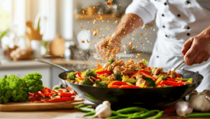 discover how to whip up a mouthwatering chicken stir-fry in just 15 minutes! this quick and easy recipe is perfect for busy weeknights, combining fresh ingredients and bold flavors to create a satisfying meal in no time. say goodbye to takeout and hello to homemade goodness!