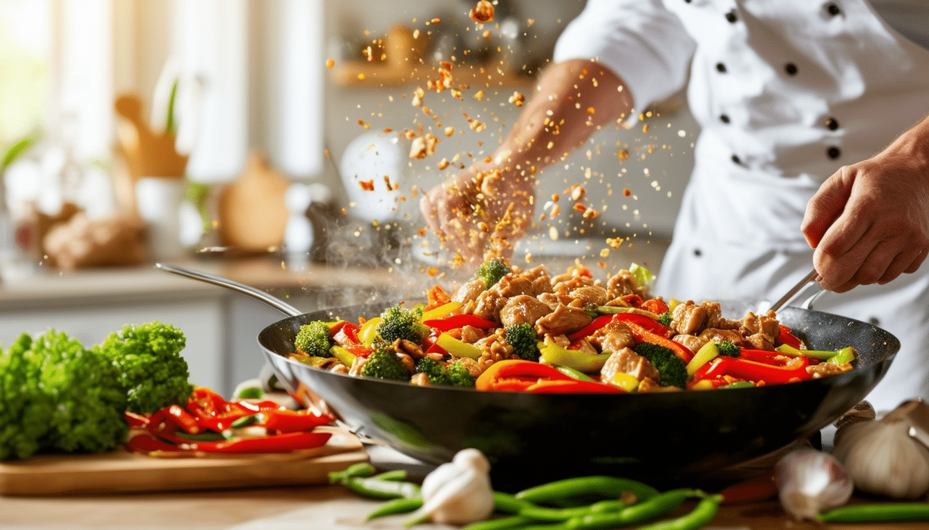 discover how to whip up a mouthwatering chicken stir-fry in just 15 minutes! this quick and easy recipe is perfect for busy weeknights, combining fresh ingredients and bold flavors to create a satisfying meal in no time. say goodbye to takeout and hello to homemade goodness!
