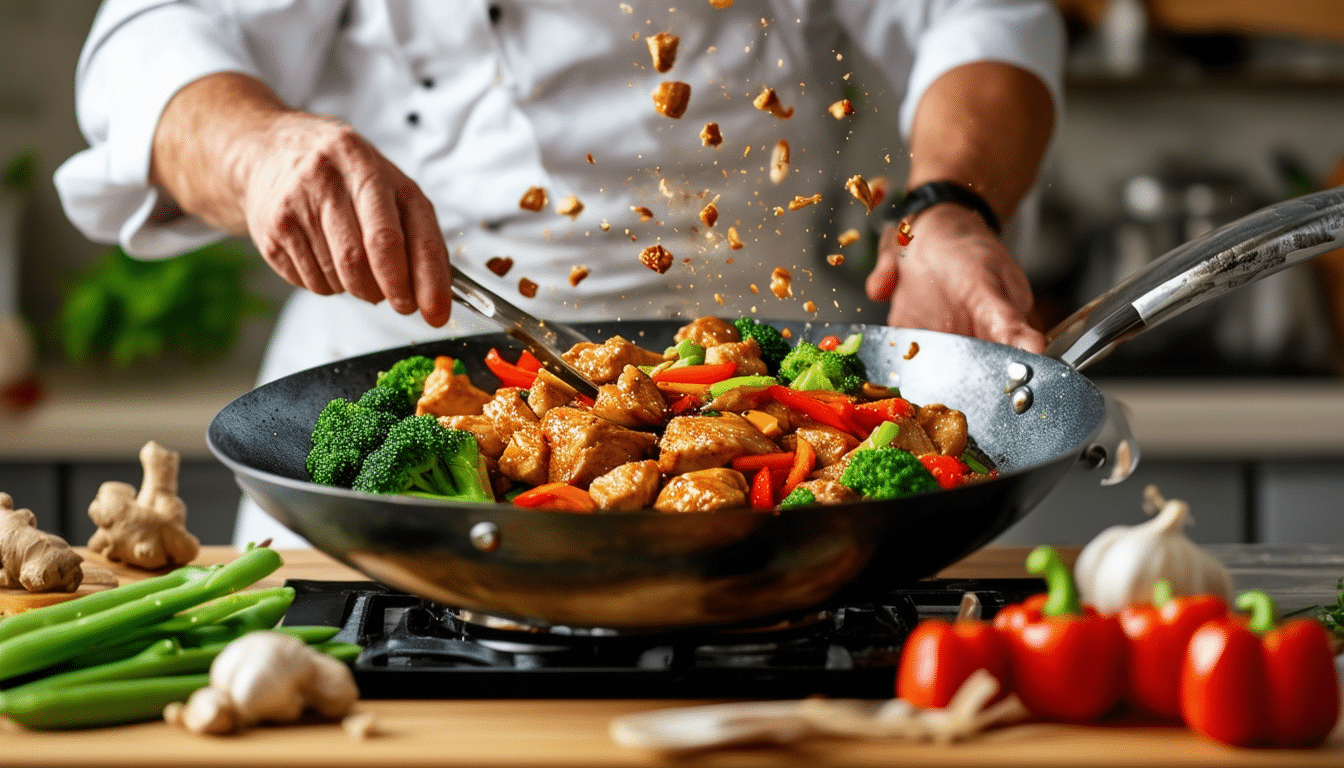 discover how to whip up a mouth-watering chicken stir-fry in just 15 minutes! this quick and easy recipe is perfect for busy weeknights, providing a flavorful meal packed with fresh ingredients. learn the secrets to fast cooking and enjoy a satisfying dish without the wait!