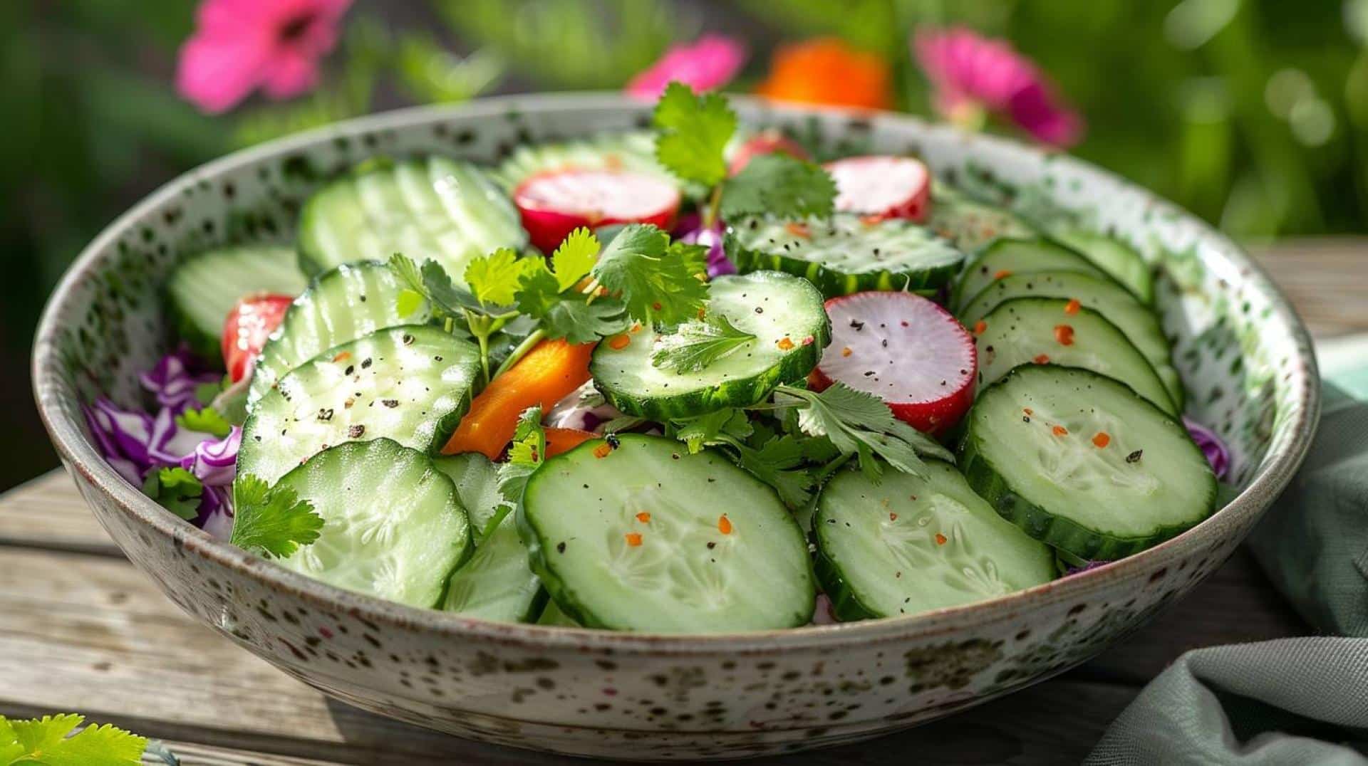 Delightful and Quick Asian Cucumber Salad Recipe for Fresh Summer Flavors