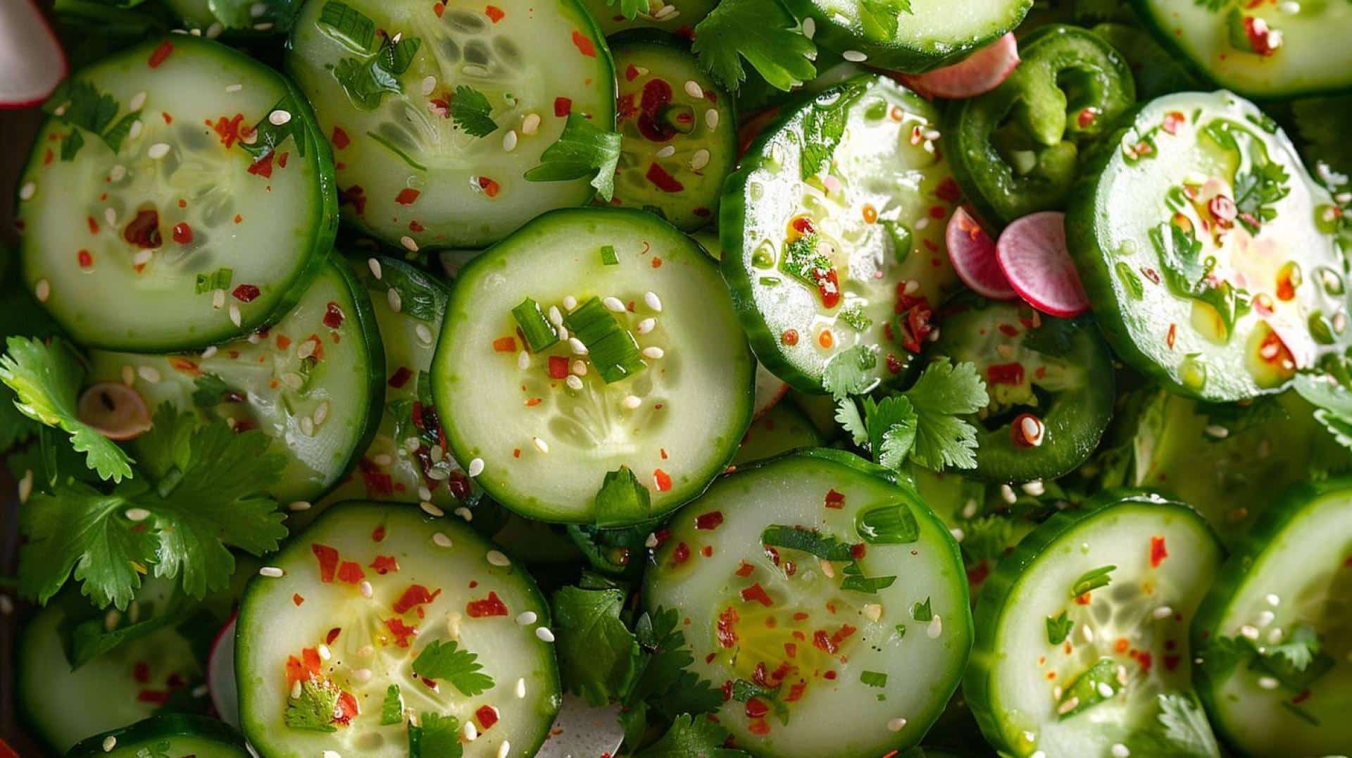 Delightful and Quick Asian Cucumber Salad Recipe for Fresh Summer Flavors