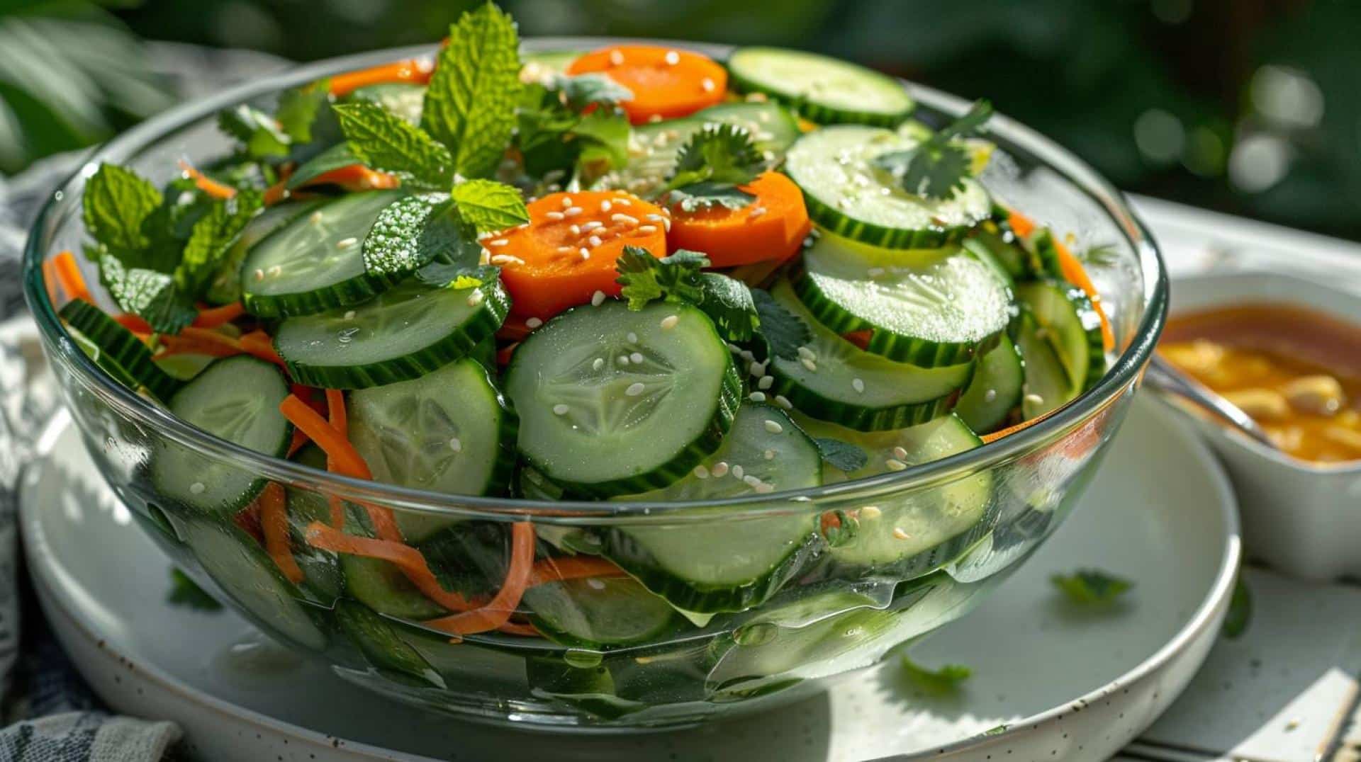 Delightful and Quick Asian Cucumber Salad Recipe for Fresh Summer Flavors