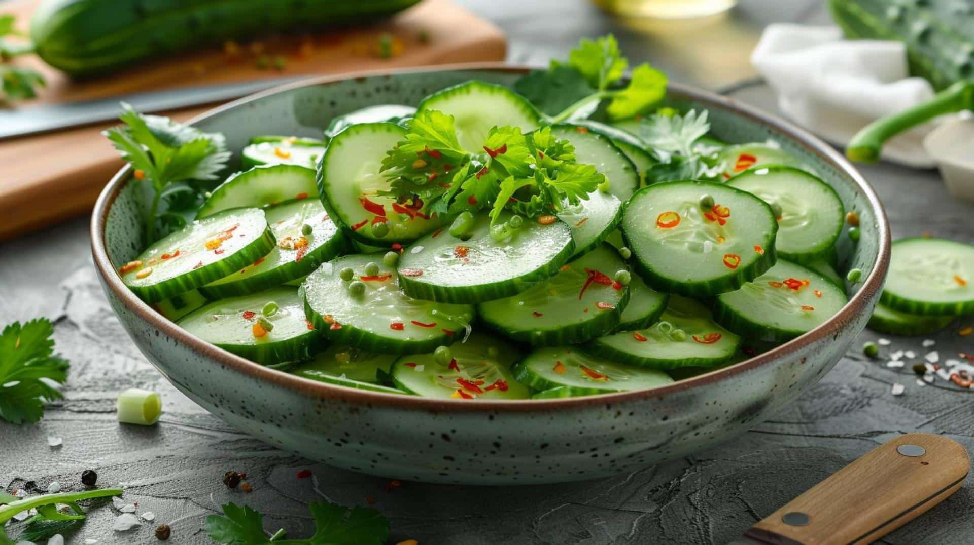 Delightful and Quick Asian Cucumber Salad Recipe for Fresh Summer Flavors