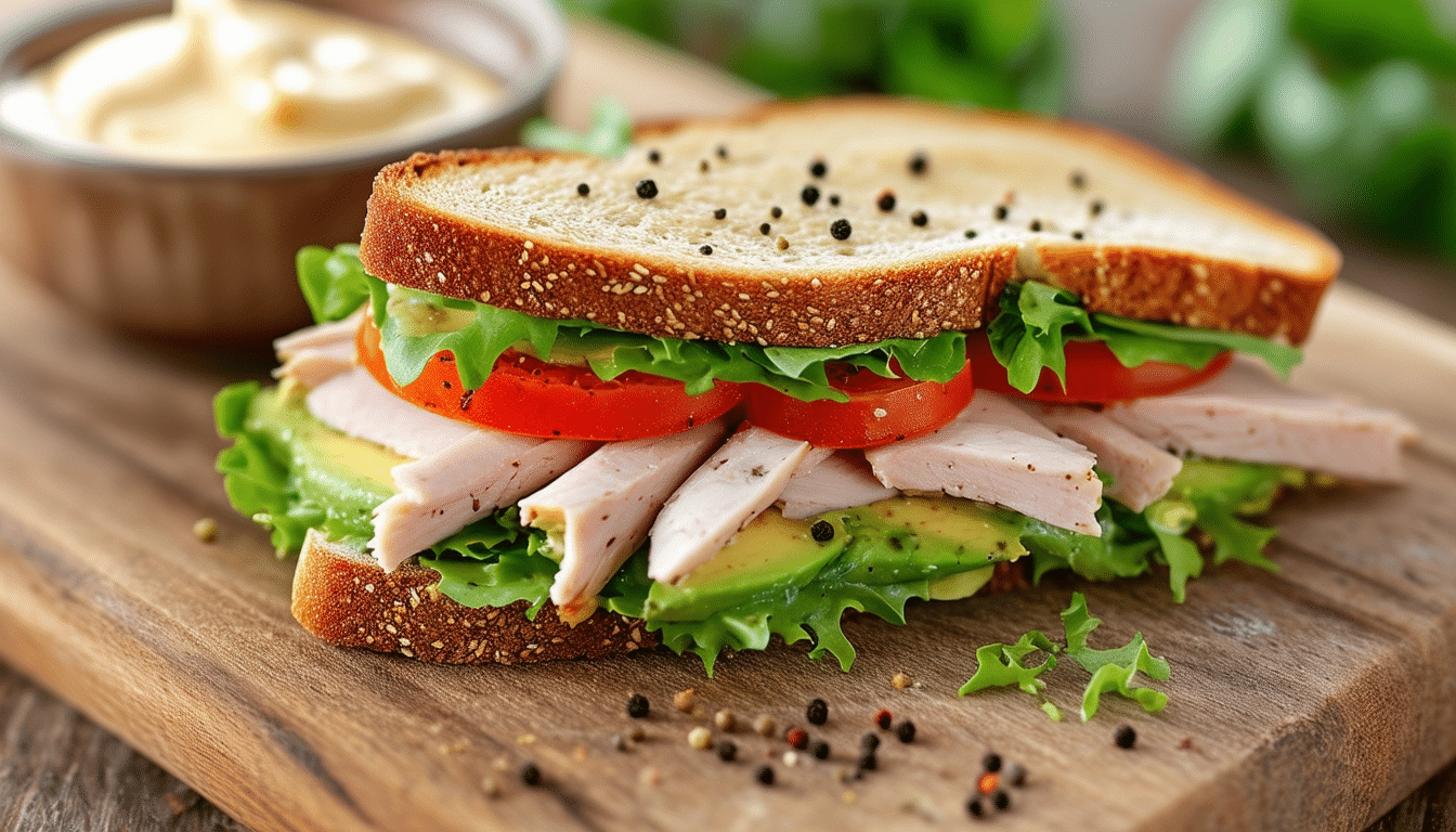 discover a quick and simple recipe for a delicious turkey and avocado sandwich. perfect for lunch or a light dinner, this easy-to-make dish combines lean turkey with creamy avocado for a satisfying meal that’s both healthy and flavorful.
