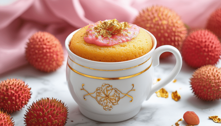 indulge in the delightful decadence of our luxurious lychee mug cake. this quick and easy dessert combines the exotic sweetness of lychee with a rich, moist cake, perfect for satisfying your sweet cravings in just minutes. treat yourself to a gourmet experience right at home!