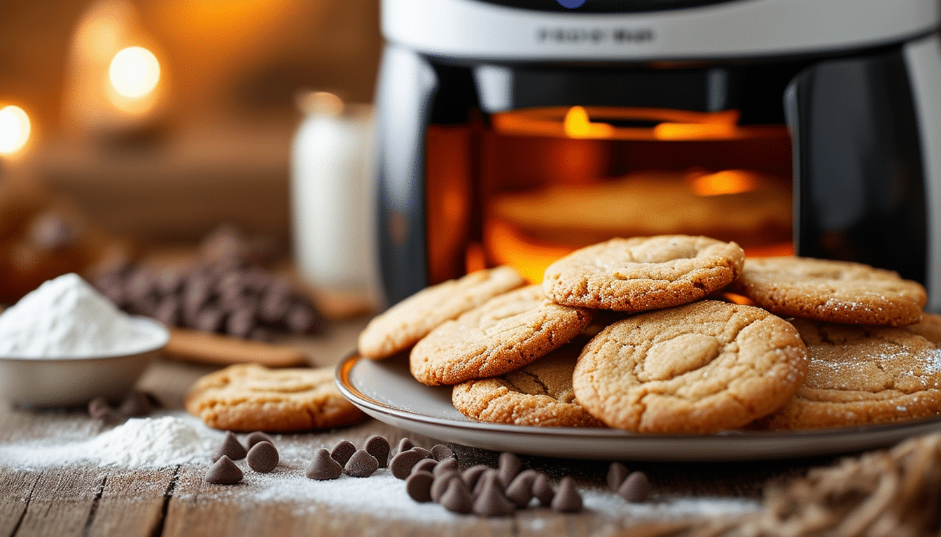 discover the joy of baking with our quick and delicious rolled cookie recipe! create crispy, mouthwatering treats effortlessly using your air fryer. perfect for satisfying your sweet tooth in no time!
