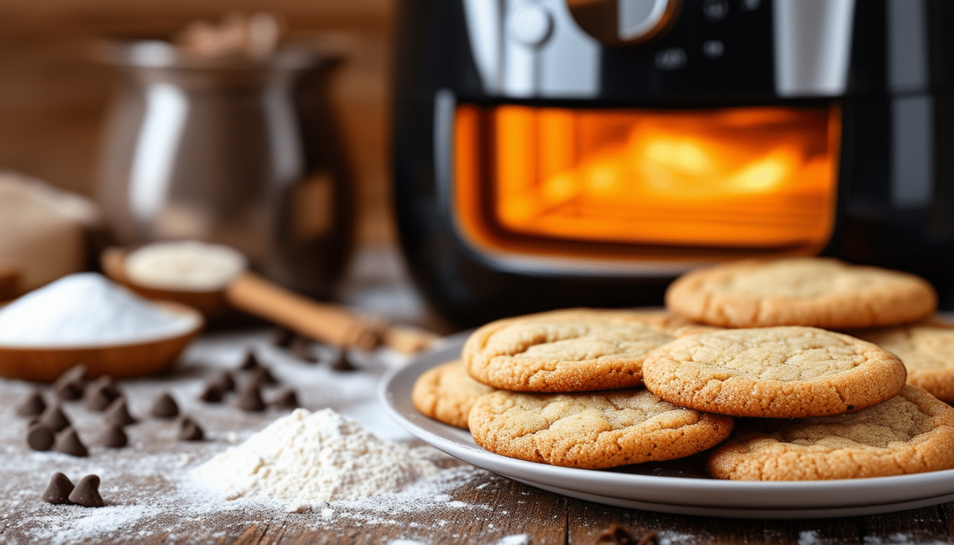 discover the ultimate quick and delicious rolled cookie recipe that brings crispy treats to your table in no time! perfectly made in your air fryer, these cookies are a delightful snack for any occasion. try them today and enjoy a sweet, easy-to-make dessert!