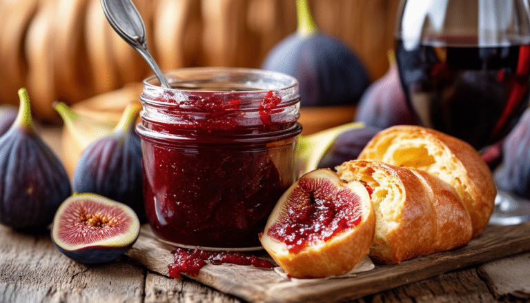 discover the delightful combination of rich red wine and sweet figs in our exquisite red wine fig jam. perfectly crafted to enhance your homemade brioche, this jam adds a luxurious touch to your breakfasts and brunches. indulge in the sophisticated flavors and elevate your culinary experience!