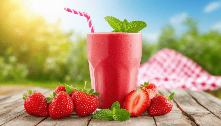 discover the ultimate strawberry smoothie recipe that promises a delightful burst of flavor. perfect for summer, this refreshing drink combines fresh strawberries with creamy goodness, making it the ideal treat to cool you down on hot days. try it today for a deliciously satisfying experience!