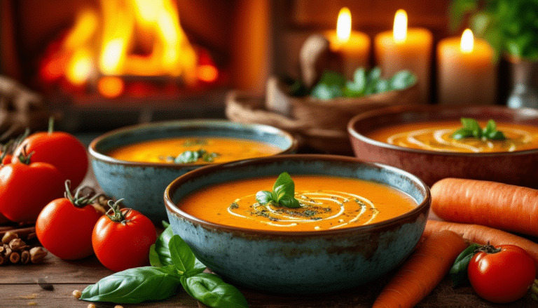 discover a delightful collection of cozy soup recipes that are perfect for a snug evening in. warm your heart and home with these comforting creations, ideal for relaxing nights and comforting meals.