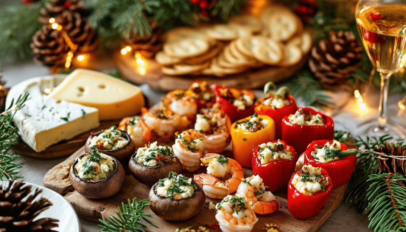 discover a delightful collection of delicious appetizer recipes perfect for your christmas celebration! elevate your holiday gatherings with flavorful bites that will impress your guests and add festive cheer to your table.