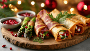 explore our delightfully surprising wrap ideas that will transform your festive gatherings into an indulgent experience. these creative christmas appetizers are sure to impress your guests and elevate your holiday celebrations!