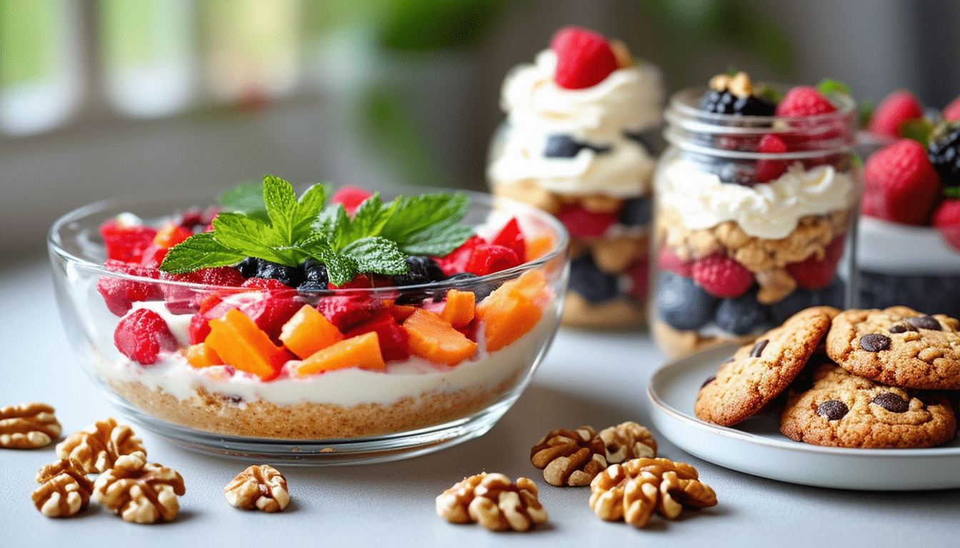 discover delicious and simple dessert recipes that are both healthy and easy to make at home. satisfy your sweet tooth without compromising on nutrition with our tasty, guilt-free treats!