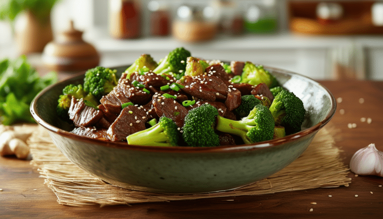 discover a quick and easy recipe for a delicious beef and broccoli stir-fry, featuring a savory soy-ginger sauce. perfect for busy weeknights, this dish combines tender beef and fresh broccoli for a nutritious and flavorful meal that the whole family will love.